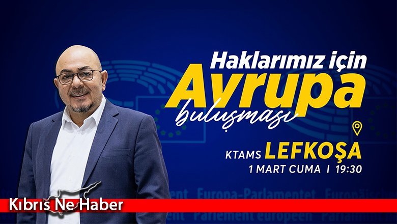 AP Milletvekili Kızılyürek, KTAMS'ta söyleşi gerçekleştirecek