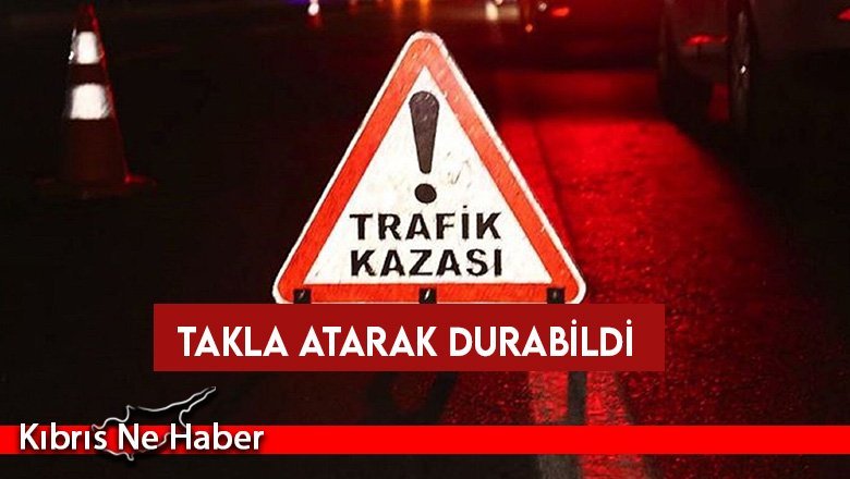 Pamuklu - Çayırova anayolunda meydana gelen kaza korkuttu!