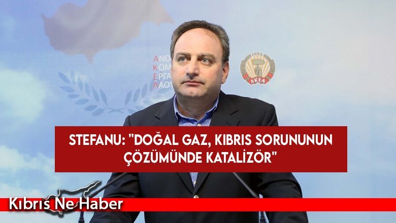 Stefanu: ''Doğal gaz, Kıbrıs sorununun çözümünde katalizör''