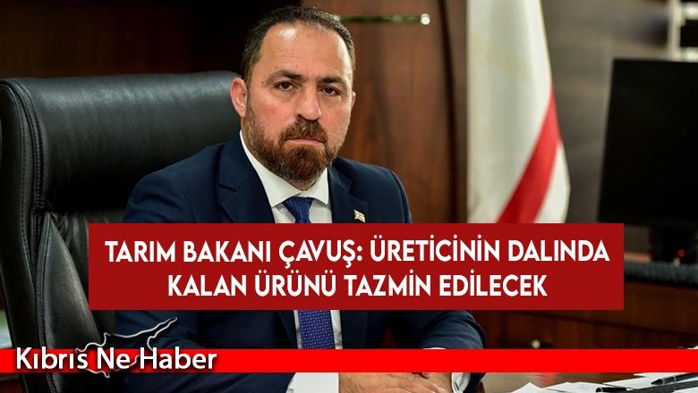 Tarım Bakanı Çavuş: Üreticinin dalında kalan ürünü tazmin edilecek