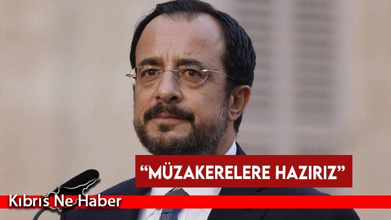 Nikos Hristodulidis: Yarın bile müzakerelere hazırız