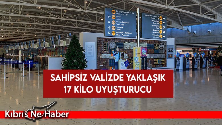 Sahipsiz valizde yaklaşık 17 kilo uyuşturucu