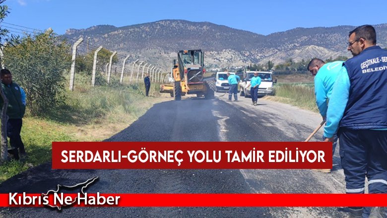 Serdarlı-Görneç yolu tamir ediliyor