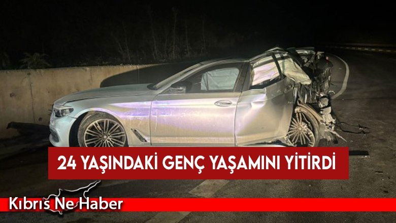 Lefkoşa’da ölümlü kaza: 24 yaşındaki genç yaşamını yitirdi