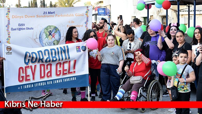 “Çorabını Gey da Gel Down Sendromu Farkındalık Yürüyüşü" yapıldı