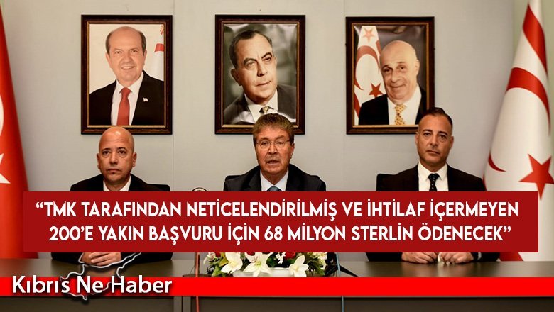 Başbakan Üstel: “200’e yakın başvuru için 68 Milyon sterlin ödenecek”