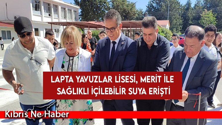 Lapta Yavuzlar Lisesi, Merit ile sağlıklı içilebilir suya erişti