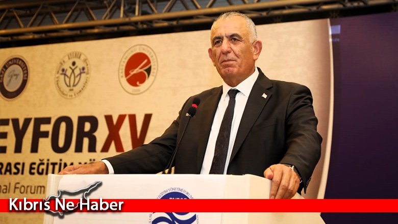 Çavuşoğlu, Antalya’da düzenlenen 15’inci Uluslararası Eğitim Yönetimi Forumu’na katıldı