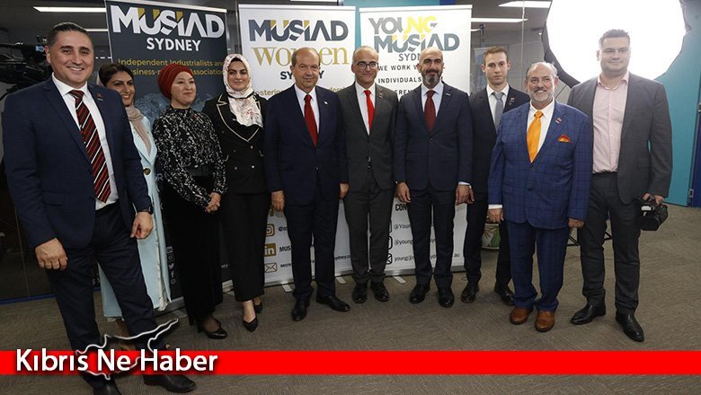 Cumhurbaşkanı Ersin Tatar, Sydney'de MÜSİAD ve DTİK yetkilileriyle bir araya geldi
