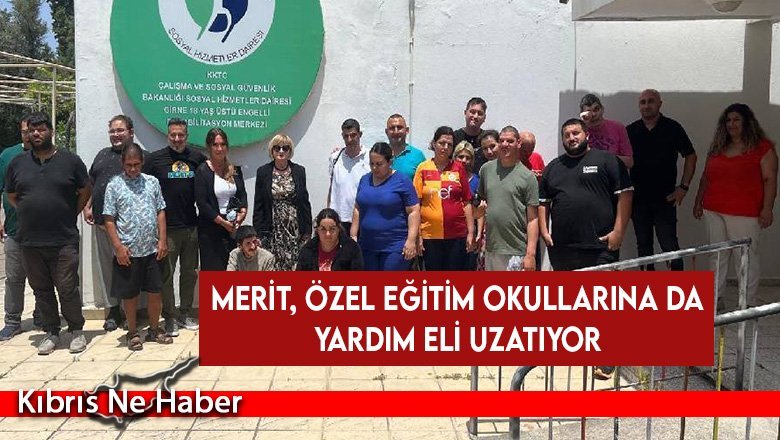 Merit, özel eğitim okullarına da yardım eli uzatıyor