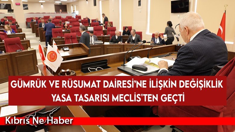 Gümrük ve Rüsumat Dairesi’ne ilişkin değişiklik yasa tasarısı Meclis'ten geçti