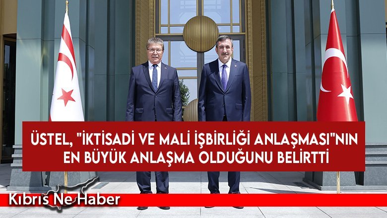 Başbakanı Üstel, Ankara’da TC Cumhurbaşkanı Yardımcısı Yılmaz ile görüştü