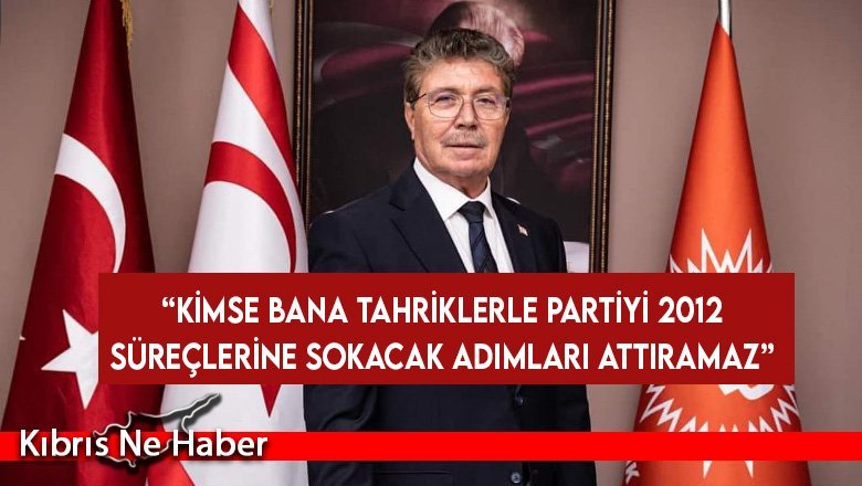 Üstel: Partimize saldırmalarına asla izin vermeyeceğiz