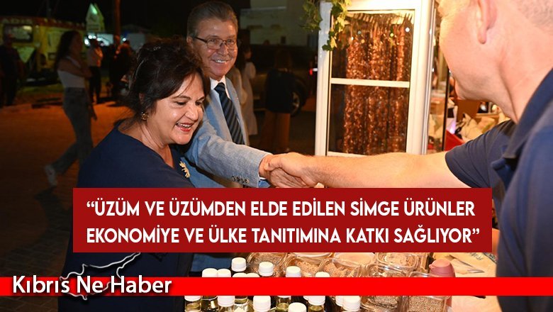 Üstel: "Mehmetçik ülkenin üzüm ihtiyacının yaklaşık yüzde 30’unu karşılıyor...”