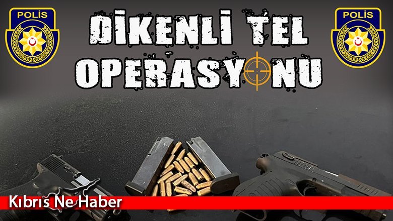 İki tabanca ile mermi ele geçirildi: İki tutuklu