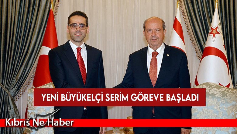 Yeni Büyükelçi Yasin Ekrem Serim Cumhurbaşkanı Tatar’a güven mektubunu sundu