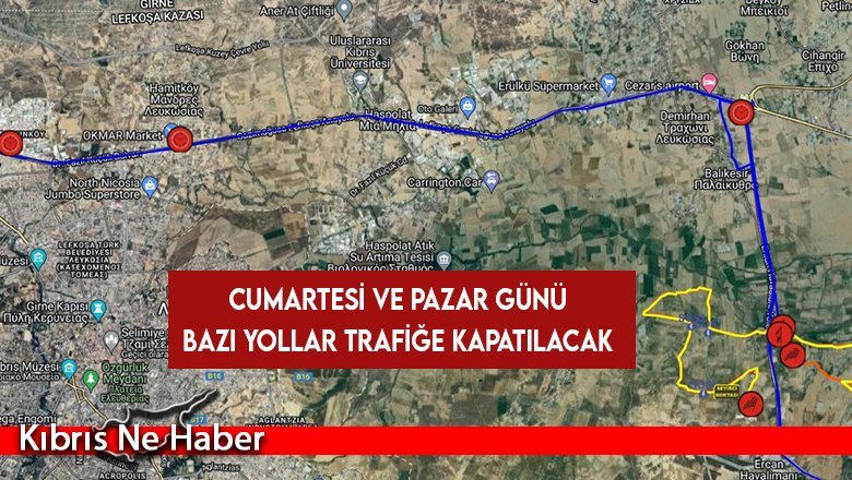 Ralli Şampiyonası kapsamında, cumartesi ve pazar günü bazı yollar trafiğe kapatılacak