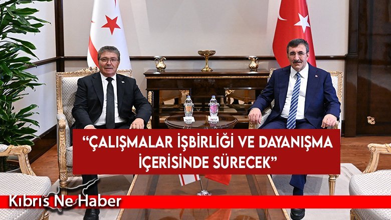Başbakanı Üstel, Cumhurbaşkanı Yardımcısı Yılmaz ile görüştü