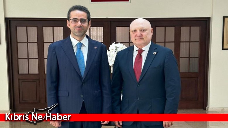 UNDP Kıbrıs Ofisi Direktörü Haydarov, Türkiye’nin Lefkoşa Büyükelçisi Serim’i ziyaret etti