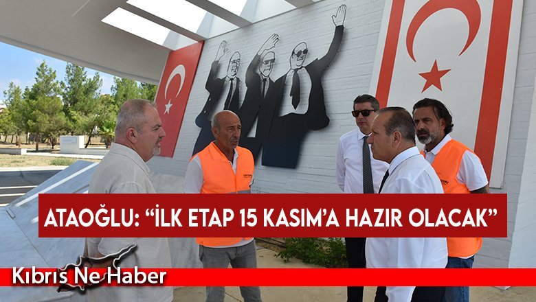 Rauf Raif Denktaş Anıt Mezarı’nda çalışmalar sürüyor…