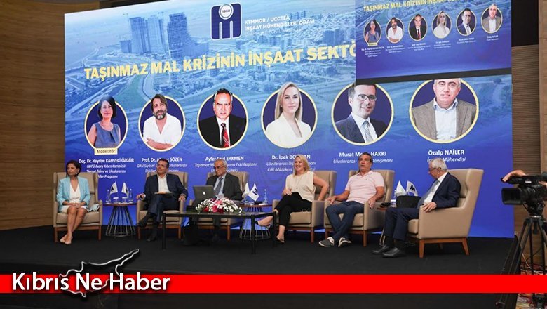 İMO, “Taşınmaz Mal Krizinin İnşaat Sektörüne Etkisi” konulu panel düzenledi