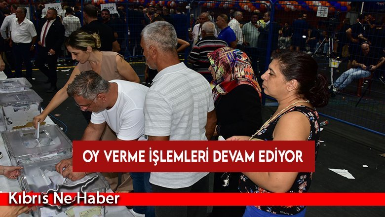 UBP Kurultayı’nda oy verme işlemleri devam ediyor