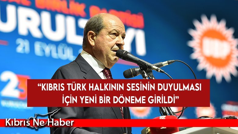 Tatar, UBP Kurultayı’nda konuştu…
