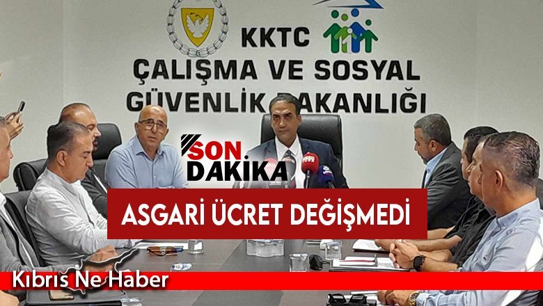 Asgari ücret değişmedi