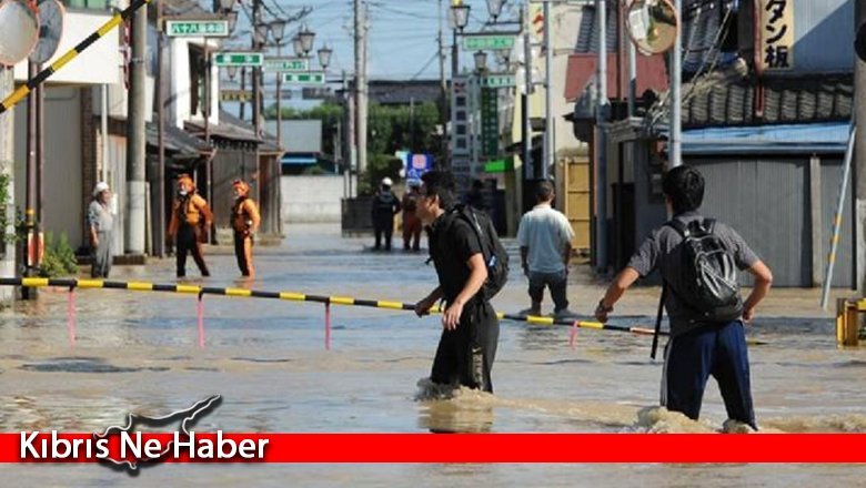 Japonya’da 50 bin kişi için tahliye emri verildi