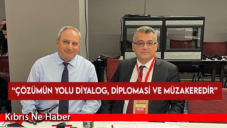 Erhürman New York’ta Sosyalist Enternasyonal toplantısında vurguladı...