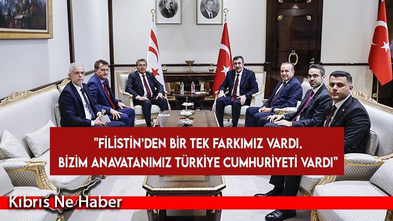 Üstel: "Filistin’den bir tek farkımız vardı. Bizim Anavatanımız Türkiye Cumhuriyeti vardı"