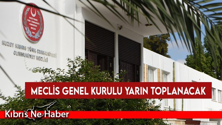 Meclis Genel Kurulu yarın toplanacak