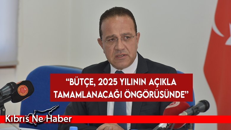 Şahali: Bütçe, 2025 yılının açıkla tamamlanacağı öngörüsünde
