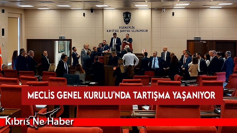 Meclis Genel Kurulu'nda tartışma yaşanıyor
