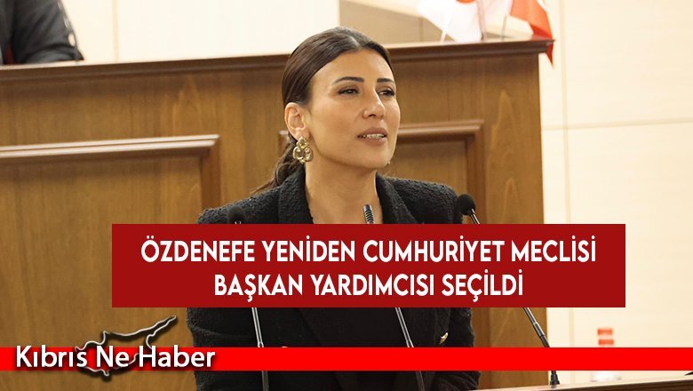 Özdenefe yeniden Cumhuriyet Meclisi Başkan Yardımcısı seçildi