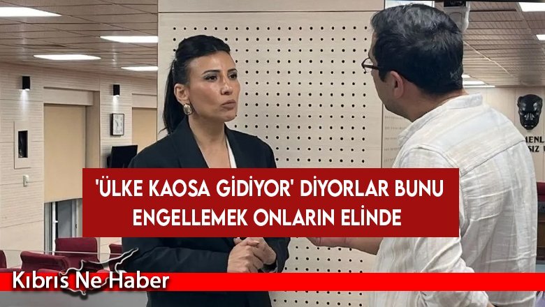 Fazilet Özdenefe: 'Ülke kaosa gidiyor' diyorlar bunu engellemek onların elinde