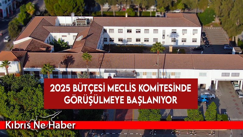 2025 bütçesi yarın Meclis komitesinde görüşülmeye başlanıyor