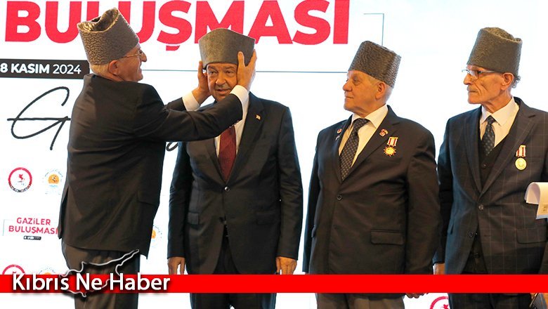 Cumhurbaşkanı Tatar, Samsun'da Kıbrıs gazileriyle bir araya geldi