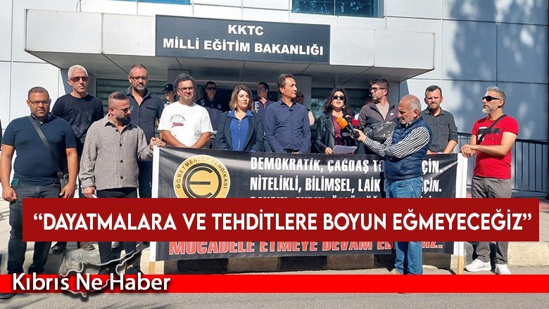 KTOEÖS, Milli Eğitim Bakanlığı önünde eylem yaptı