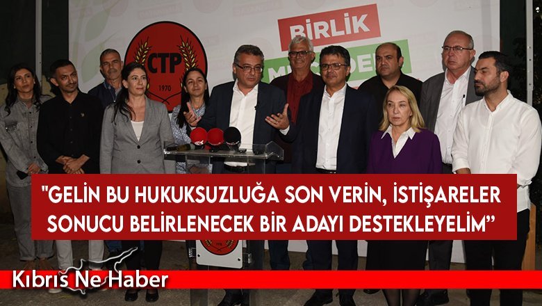 CTP'den meclis başkanlığı için çağrı...