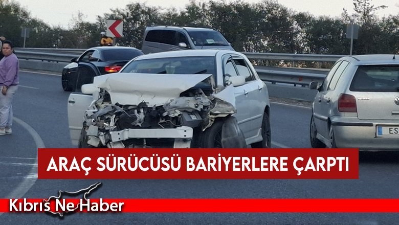 Lefkoşa Girne ana yolunda kaza...