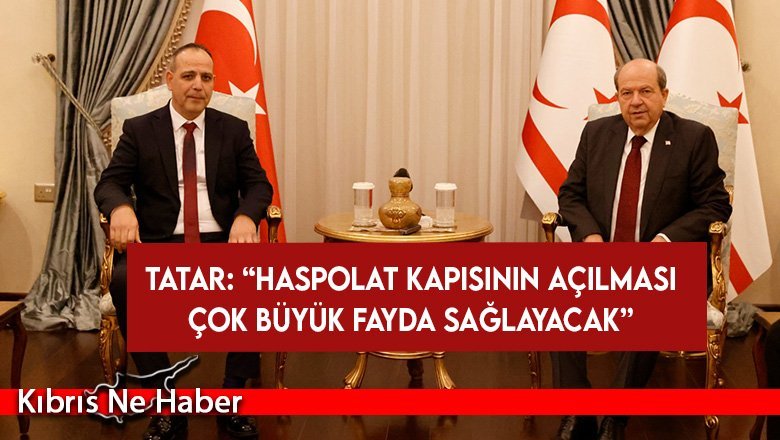 Cumhurbaşkanı Tatar LTB Başkanı Harmancı’yı kabul etti
