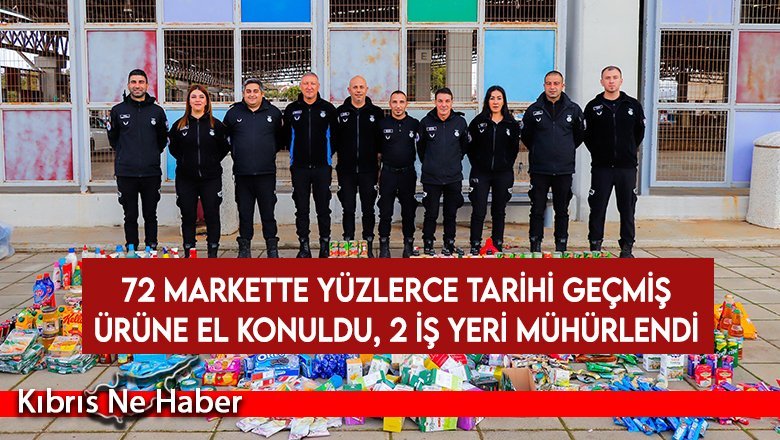 Gazimağusa Belediyesi Zabıta Birimi'nden denetim