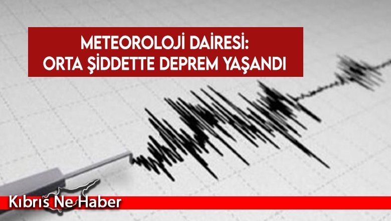 Orta şiddette deprem yaşandı