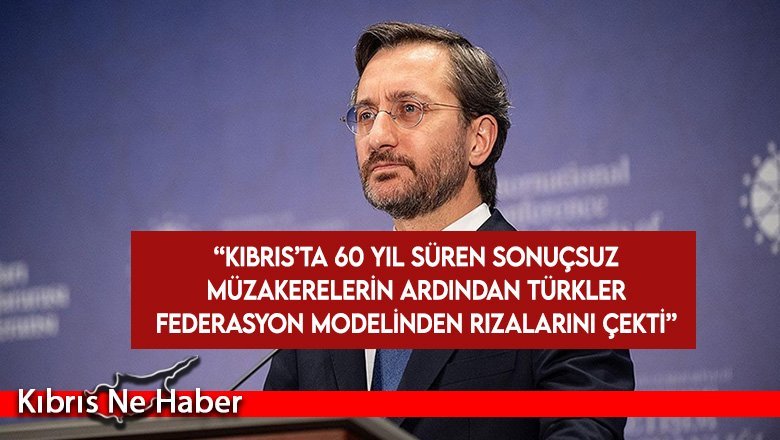 Altun: Nihayetinde sahadaki gerçeği kabul etmenin zamanı gelmiştir