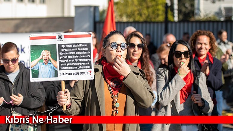 KTOEÖS Meclis önünde yaptığı eylemde hükümeti istifaya çağırdı...