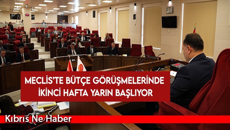Meclis’te bütçe görüşmelerinde ikinci hafta yarın başlıyor
