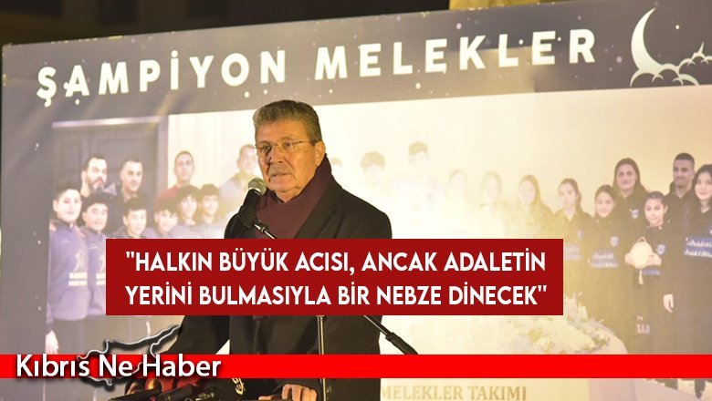 Üstel: Halkın büyük acısı, ancak adaletin yerini bulmasıyla bir nebze dinecek