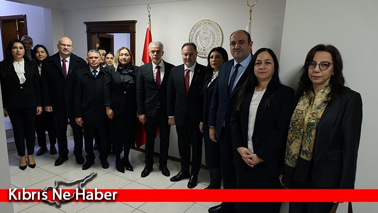 Meclis Başkanı Öztürkler KKTC Ankara Büyükelçiliği’ni ziyaret etti