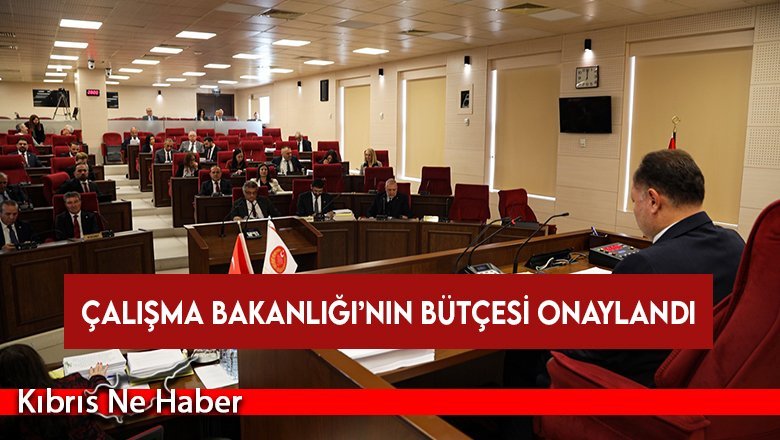 Çalışma Bakanlığı’nın bütçesi onaylandı